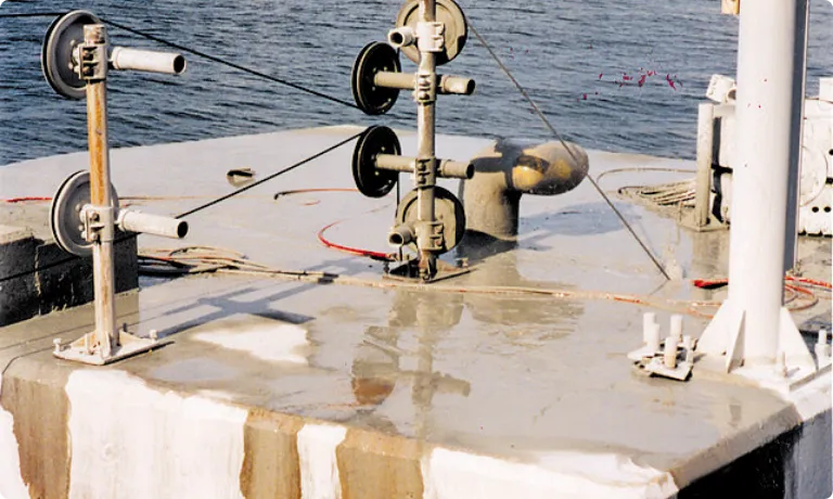 ワイヤーソーイングの写真