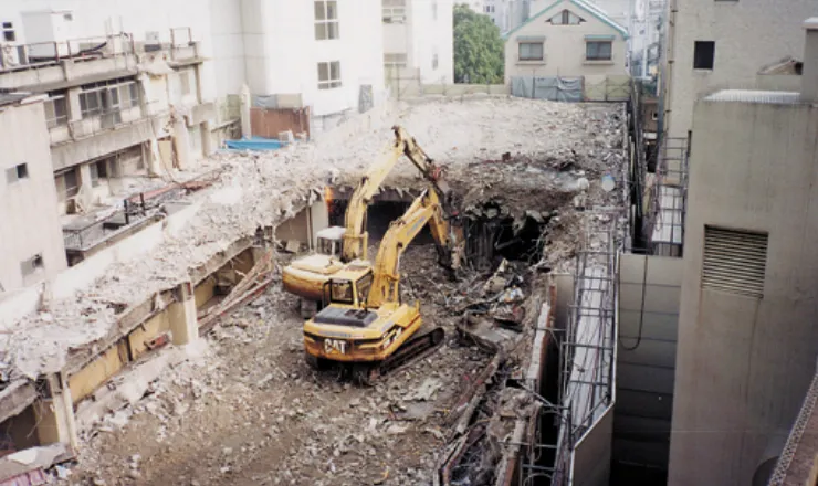 済生会福岡総合病院南館解体後